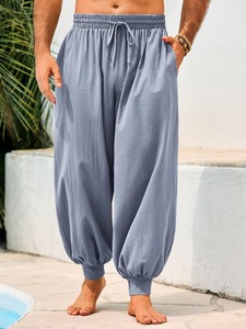 High Demand Baggy Pants Relaxed Fit Premium Fabric Everyday Casual <b>Trousers</b> Factory - Product Image 3