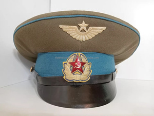 Casquettes Uniformes Personnalisées Officier Air-Force Caps Avec Visière Brodée Dorée Pakistan Personnalisé Officier Air-Force Caps - Product Image 5