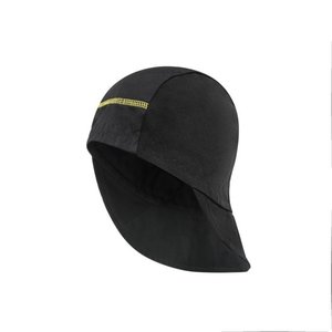 Casque de soudage noir demi-visage avec garniture jaune, isolation thermique, type passif - Product Image 2