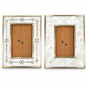 Marco de Fotos con Incrustaciones de Mosaico Marrón y Azulejos Cuadrados Texturizados, Decoración para el Hogar, Proveedor Mayorista para Minoristas - Product Image 4