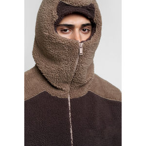 OEM Manufacture Custom logo Winter Coat Sherpa Wool <b>Jacket</b> Full <b>Zip</b> <b>up</b> Sherpa Fleece <b>Jacket</b> Men - Product Image 4