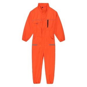 Flame Resistant High Visibility Cotton Coverall Durable Welding Suit OEM Service for Workshop and <b>Construction</b> Working Uniform - Product Image 1