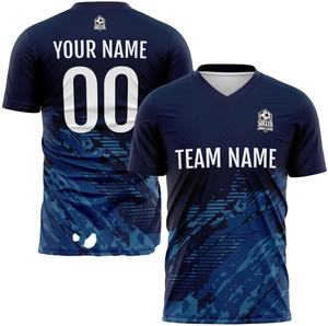 Camiseta Deportiva Personalizada de Fútbol Sublimada de Alta Calidad para Hombre, Mezcla de Poliéster/Algodón, Ecológica, de Secado Rápido, Manga Corta, Directo de Fábrica - Product Image 2