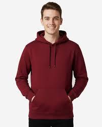 Custom Men's Streetwear Hoodie - High Quality 100% Cotton <b>Fleece</b> Plain <b>Black</b> Pullover with Pocket - Product Image 3