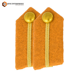 Insignia de hombro profesional para uniforme con diseño de hilo metálico dorado, opciones de diseño personalizadas, bordado para coser - Product Image 5