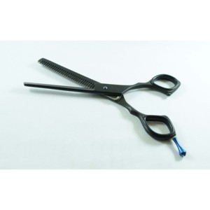 Ciseaux de Salon Professionnels pour Barbiers avec Lames en Acier Inoxydable Pointues, pour Droitiers, Manche Court, 32 Dents pour l'Amincissement des Cheveux - Product Image 6