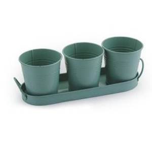 Maceta de Hierro con Recubrimiento en Polvo, Estilo Americano Rústico, para Jardín o Decoración del Hogar y Restaurantes, Precio Directo de Fábrica, Superventas - Product Image 1