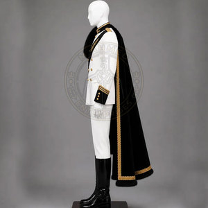 Uniforme Ceremonial Vintage Elegante, Reproducción, Tejido de Lana de Algodón Transpirable y Ecológico, Uniforme Masculino de Alta Calidad - Product Image 3