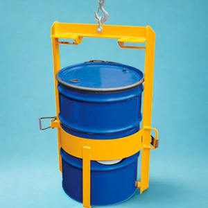 Jaula de elevación de doble tambor, equipo de manipulación de bidones de aceite de alta resistencia para grúas, elevadores, almacenes, fábricas e industria. - Product Image 3