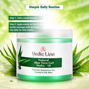 Gel de Aloe Vera Natural Hydra 10, Gel Calmante y Refrescante para Quemaduras Solares y Piel Irritada, Disponible a un Precio Accesible - Product Image 4