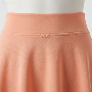 Minifalda de Cintura Alta para Mujer, Estilo Casual, Plisada, de Color Sólido, en Tela de Poliéster y Spandex, para Todas las Temporadas - Product Image 4