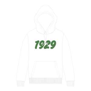 Sweat-shirt à capuche blanc pour femme Iota Phi Lambda Sorority, avec lettres grecques, année de fondation 1929, pull décontracté à capuche - Product Image 1