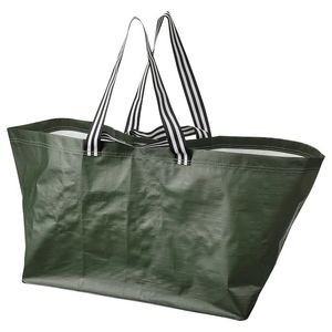 Bolsa de Compras Reutilizable Ecológica de PP Tejido con Impresión Personalizada para Supermercados y Compras Diarias - Product Image 1