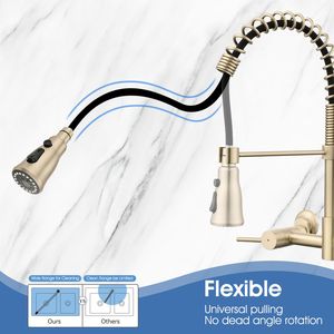 Rubinetto da Cucina a Parete con 3 Funzioni, Design a Ponte per Cucine - Product Image 5