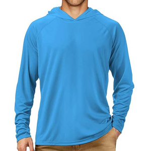 Summer Hooded T-<b>shirt</b> 100% Cotton Breathable <b>Stretch</b> Pullover Slim Fitness Personality Leisure Sports <b>Shirt</b> - Product Image 5