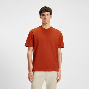 Camiseta Premium para Hombre Marfa, Color Naranja, Corte Holgado, Manga Corta, Tejido de Punto, 100% Algodón, Transpirable y Ecológica - Product Image 1