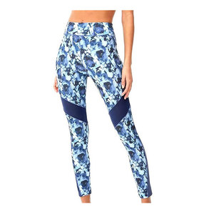 Leggings de yoga taille mi-haute en nylon et élasthanne, effet ventre plat, pour femme - Product Image 2