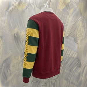 Snowgrace Short Sleeve Striped Baseball Jersey V-neck Relaxed Fit Unisex Adults Spring Summer Breathable <b>Polyester</b> <b>Shirt</b> - Product Image 2