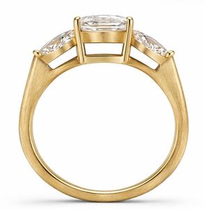 High On Demand Moissanite <b>Diamond</b> <b>Ring</b> Fine Jewelry for Women with Comfortable Everyday Wear Available At Good Price - Product Image 2