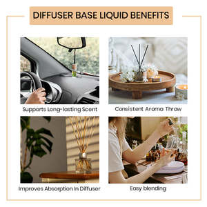 Alcoholic <b>Reed</b> <b>Diffuser</b> Base Liquid <b>for</b> Car Freshener & Aromatherapy - Product Image 5