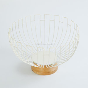 Cuencos Elegantes Hechos a Mano, Impermeables, Ecológicos, de Material Orgánico Pulido, con Base de Madera para Decoración del Hogar y Regalos - Product Image 1