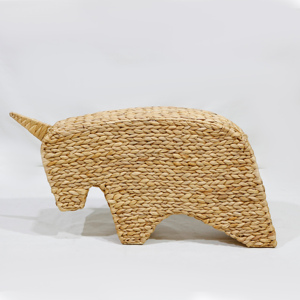 Étagère décorative en rotin faite à la main, style bohème, forme irrégulière, décoration d'intérieur, accessoire pour le salon - Product Image 5