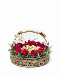 Nueva Cesta de Regalo Multifuncional India, Cesta de Metal para Regalos de Boda y Recuerdos - Product Image 1