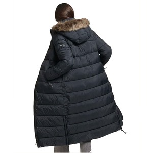 Parka longue imperméable à capuche pour femme, écologique, coupe-vent, pour activités de plein air par temps neigeux, design moderne, fiable - Product Image 3