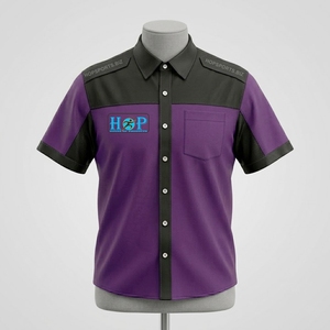 Chemise de course automobile personnalisée à manches courtes, vêtements de sport avec logo d'équipe, chemises de course personnalisées, vêtements de course moto et automobile - Product Image 1