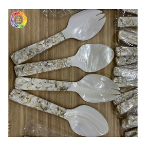 Cuillère à caviar en coquillage naturel, cuillère de service haut de gamme pour fruits de mer, cuillères de luxe en nacre pour crème glacée, œufs, caviar et nacre - Product Image 1