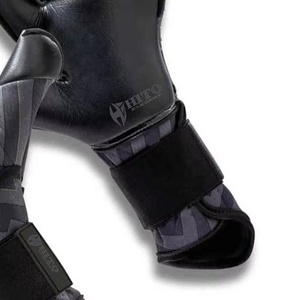 Gants de gardien de but de football en Breathaprene noir, design personnalisé, très demandés, avec caoutchouc latex allemand de 4 mm, sangle élastique injectée, paume plate - Product Image 3