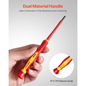 Juego de Herramientas Eléctricas Aisladas Profesionales de 6 Piezas, 1000V, Juego de Destornilladores Magnéticos - Product Image 4