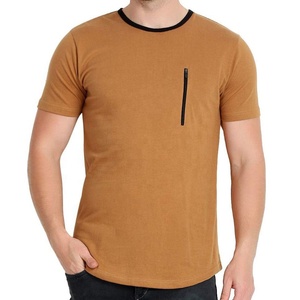 T-shirts ajustés décontractés pour hommes Vêtements fabriqués par des professionnels Personnalisables Polyester/Coton pour hommes Décontractés - Product Image 1