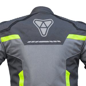 Veste de moto pour homme, de qualité supérieure, imperméable, en textile Cordura, noire, coupe-vent, avec protection renforcée - Product Image 6