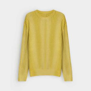 Suéter de Punto Acanalado para Hombre, Transpirable, Cuello Redondo, Cómodo, Hecho en Pakistán, en Oferta - Product Image 1