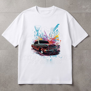 Camiseta Moderna Informal con Estampado Gráfico DTG, Algodón Premium, Suave, Transpirable y Cómoda para Uso Diario, para Hombre - Product Image 5