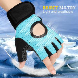 Gants de musculation personnalisés best-seller antidérapants avec rembourrage, sangle de maintien du poignet, respirants pour l'entraînement de fitness et de powerlifting - Product Image 2