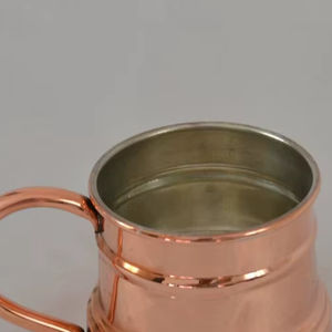 Juego de 2 Tazas de Cobre Sólido, 100% Hechas a Mano, Ecológicas, Aptas para Lavavajillas, Estilo Clásico para el Hogar - Product Image 3