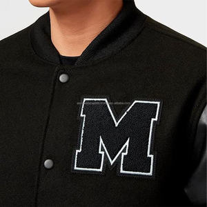 'Varsity Jackets Zip <b>up</b> Windbreaker Bomber Jacket Personalized <b>Stitched</b> Any Text Logo Varsity Jackets - Product Image 2