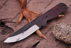 Couteau à lame fixe en acier au carbone fait main, manche intégral, personnalisable, utilitaire, pour camping, chasse, pêche, dépecage, support OEM/ODM - Product Image 2