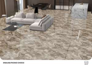 Carreaux de porcelaine brillants de design moderne haut de gamme, format 600x1200, grands carreaux pour usage commercial - Product Image 6