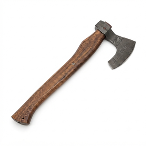 Handmade Damascus Steel Blade Wood <b>Handle</b> <b>Axe</b> With Leather Sheath Outdoor <b>axe</b> Custom <b>Axe</b> - Product Image 1