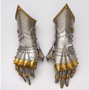 Guantes de Armadura Protectora de Metal Noble, Diseñados para Disfraces de Caballero, Reenactaciones y Celebraciones de Festivales - Product Image 4