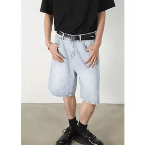 Nouveaux shorts en jean pour hommes, best-sellers, respirants, luxueux, décontractés, unis, personnalisés, pour l'été et le sport - Product Image 4