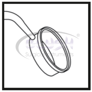 LASEK Trephine Ø 9.00 mm & Funnel Ø 9.5 mm Corneal Refractive Surgery Instrument Stainless Steel CE ISO By <b>Blush</b> Surgical - Product Image 6