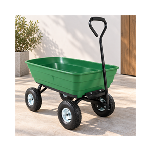 Chariot utilitaire de qualité supérieure pour pelouse et ferme, chariot de jardinage en polyéthylène, capacité de 4,0 pieds cubes, chariot de jardin robuste, pneus pneumatiques ODGGAD010 - Product Image 1