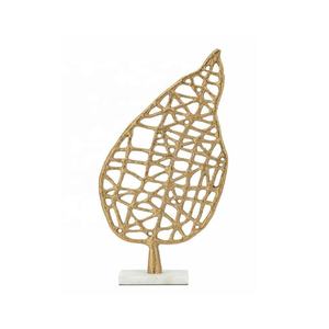 Venta caliente de aluminio con acabado dorado con escaparate de granito negro sala de estar dormitorio decoración escultura Hogar y Oficina Decoración escultura - Product Image 3