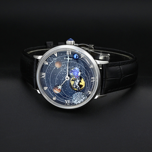 Reloj de Pulsera Mecánico para Hombre Space Explore, Reloj Automático de Lujo para Hombre con Correa de Cuero Genuino - Product Image 3