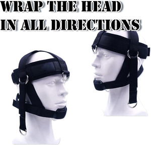 Neck Builder Harness Men Women Gym <b>Strength</b> <b>Training</b> MMA Boxing Workout OEM Supplier - Product Image 3