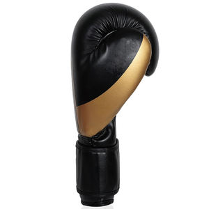 Gants de boxe, gants d'entraînement de kickboxing, gants de combat, cuir de vache véritable, 14 oz, fermeture à lacets, meilleurs gants - Product Image 4